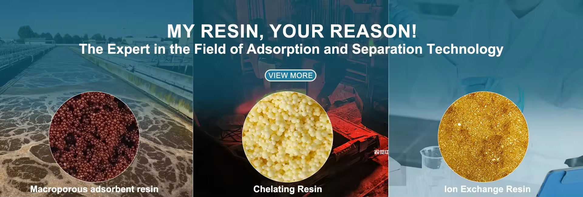 Résine de traitement de l'eau