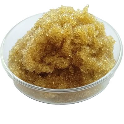 Jaune pâle 001*7 Résine d'échange de cations acides puissants à haute performance pour l'adoucissement de l'eau