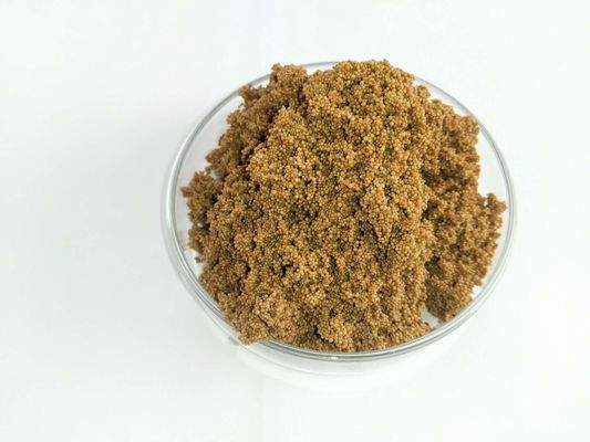 Résine de traitement de l'eau de production d'eau pure ISO9001 2015 certifiée avec faible polarité et réduction de la DCO