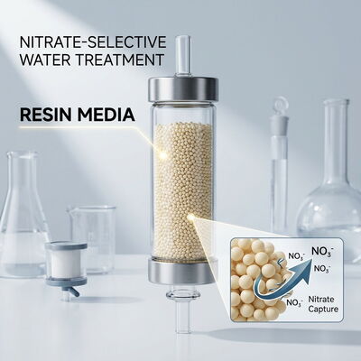 99.8% Pureté ASD-002 Résine d'échange d'anions de base forte pour l'élimination sélective des nitrites et des nitrates avec une grande structure poreuse